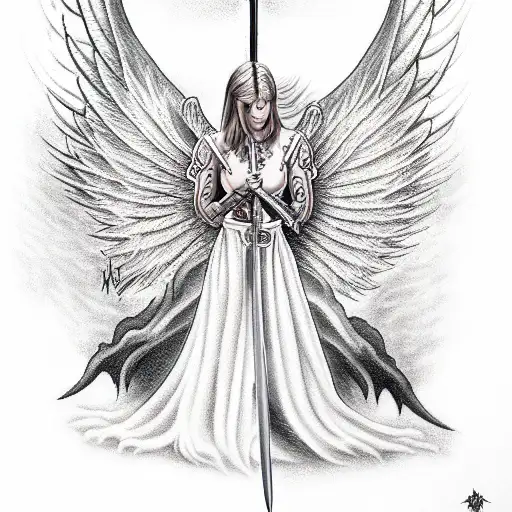 Angel Warrior With Sword