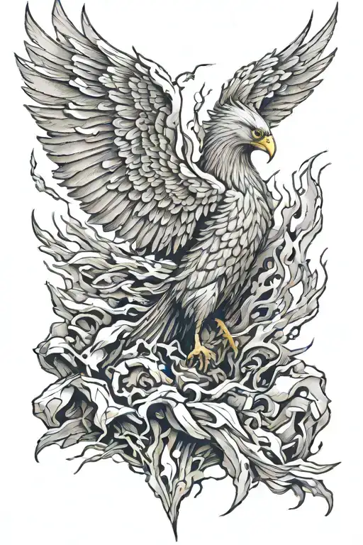 Phoenix Rising From Rubble