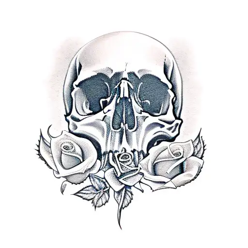 Skull And Roses
