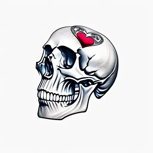 Skull And Heart