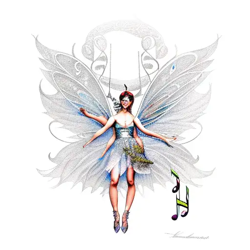 A Fairy With Musical Notes Powers