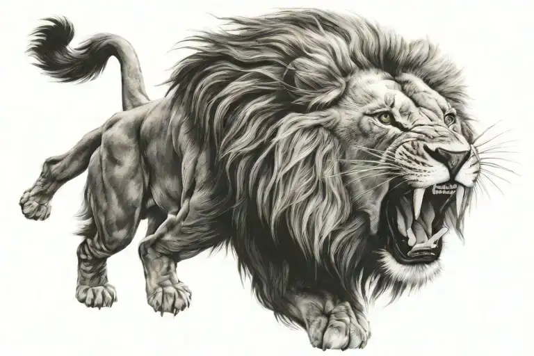 Lion Roaring