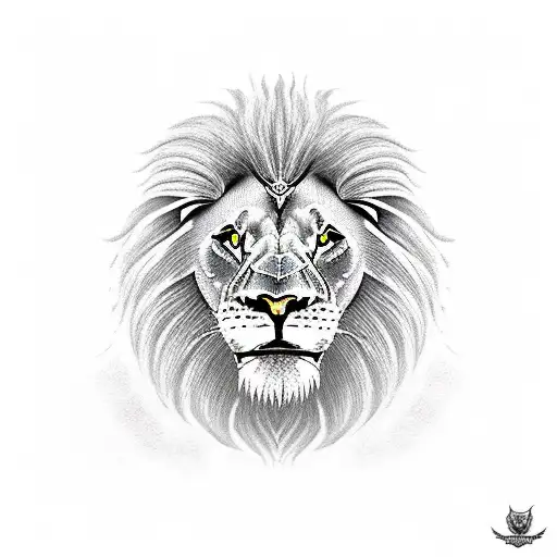 Lion Head With Scroll In Mouth