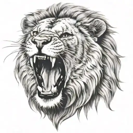 Lion Roaring