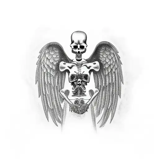 Grim Reaper With Angel Wings