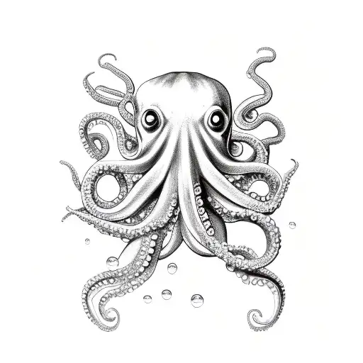 Octopus With Bubbles