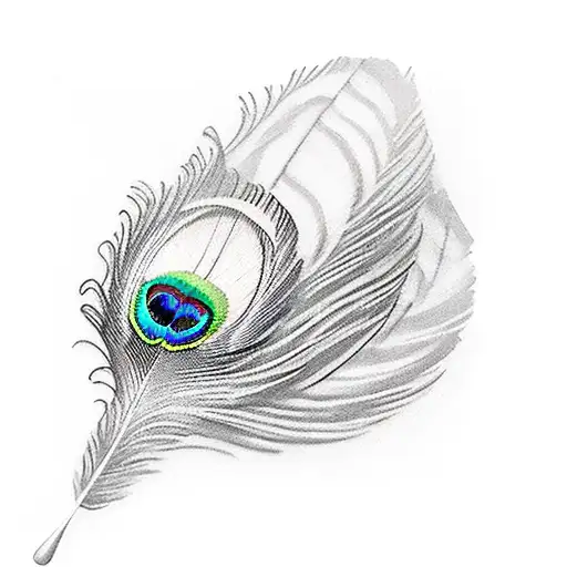 R And K Peacock Feather