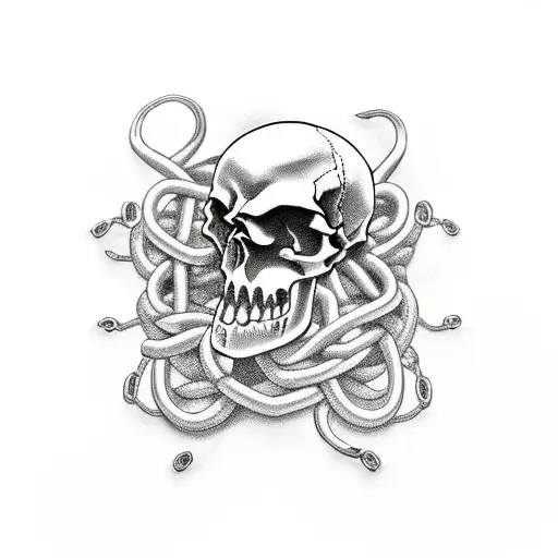 Skull Cover By Chains
