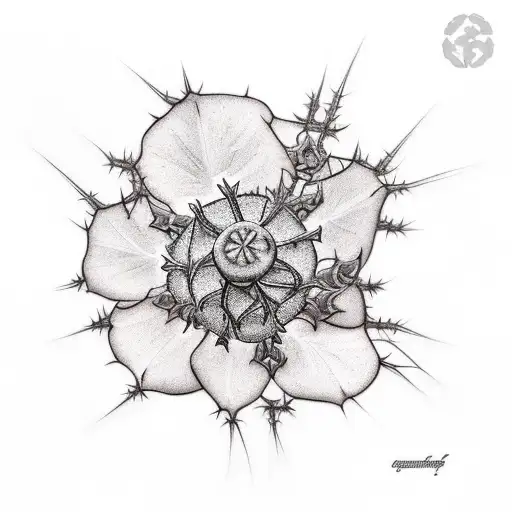 Euphorbia Milii Crown Of Thorns Plant