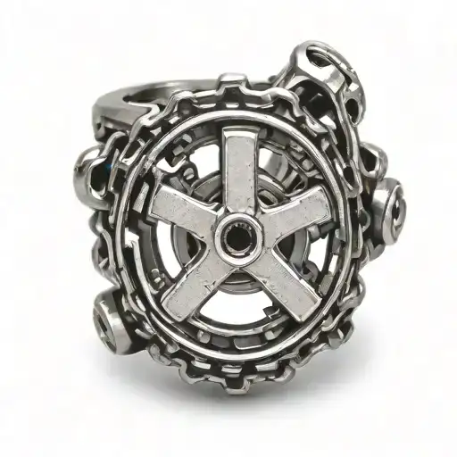 Bicycle Chain Ring Surrounded 545 Alc