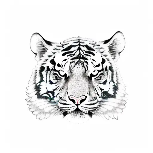 Tiger With Beard Man