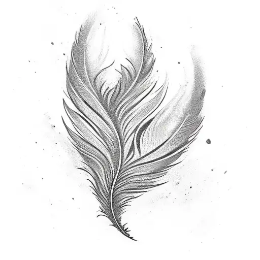 A Phoenix Feather That Is Also A Writhing Feather