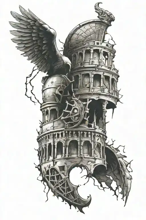 Coliseum And Warrior