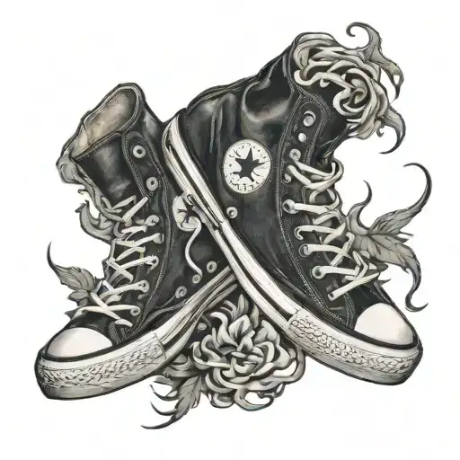 Converse Logo Saying Pomona All Star