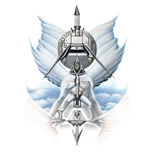 Sagittarius In The Form Of Angry Angels