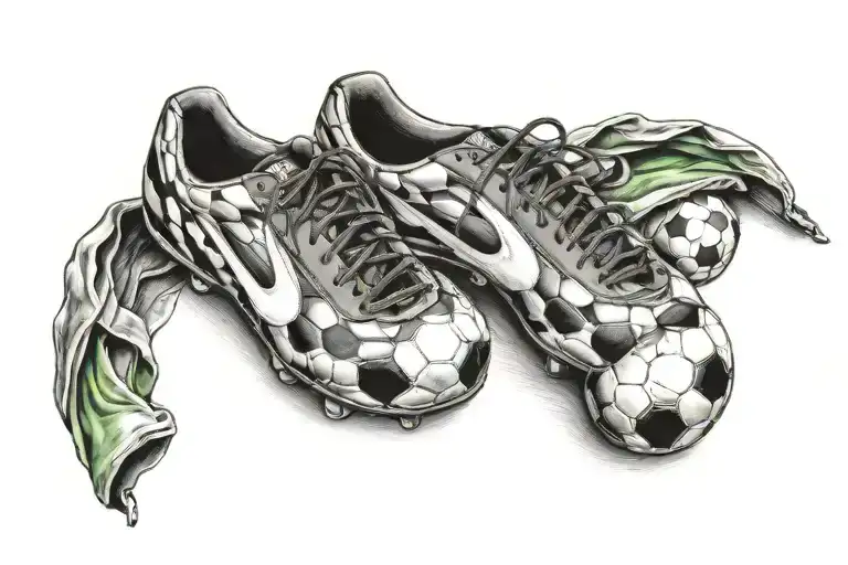 Soccer Ball And Shoes