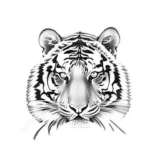 Tiger Body In Action