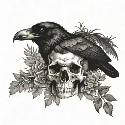 Forest Skull Crow