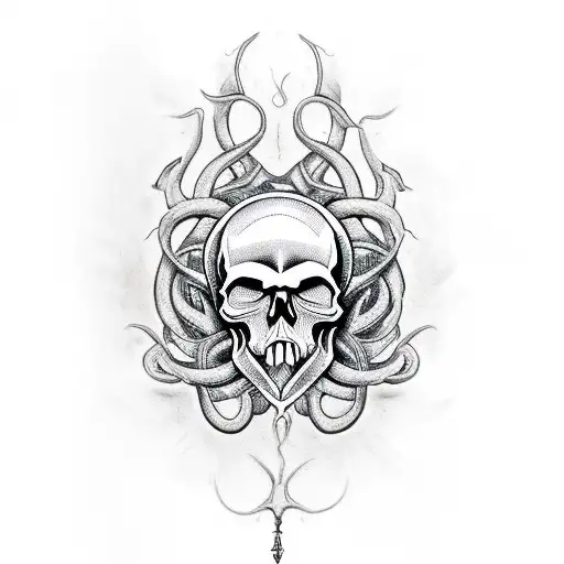 Skull And Tentacles