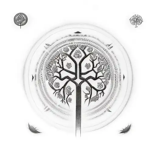 Tree Of Life And Runes