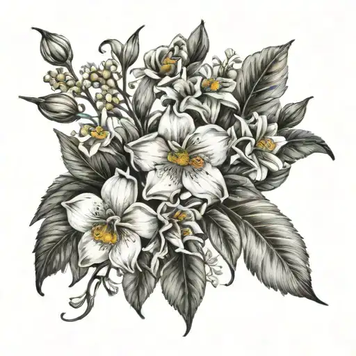 Birth Flower Bouquet