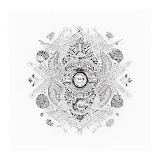 A Portrait Of Your Fiance Surrounded By Intricate Patterns Symbolizing Loyalty