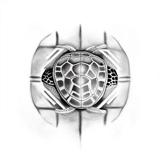 Turtle With Gaz Mask