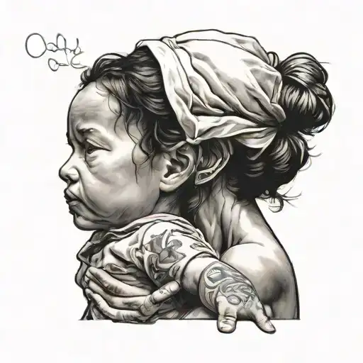 Mother Figure Holding