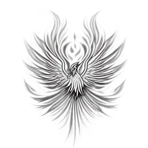 Create The Face Of A Phoenix Bird With Colors