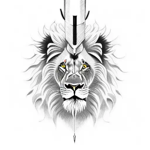Khanda Lion Sword Sleeve