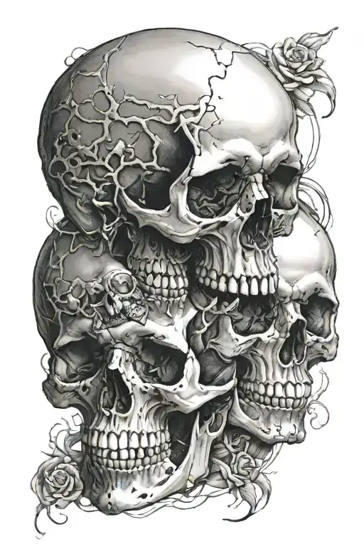 Skulls Representing Dark Periods