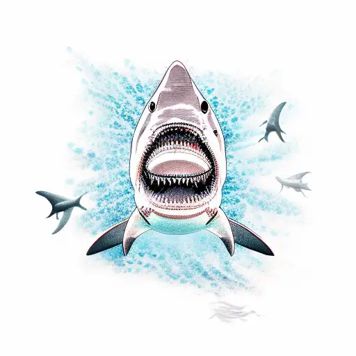 Shark With Coral Reef