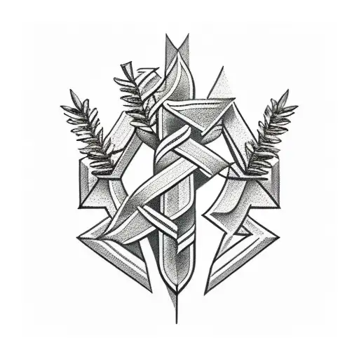 Arrow Olive Branches