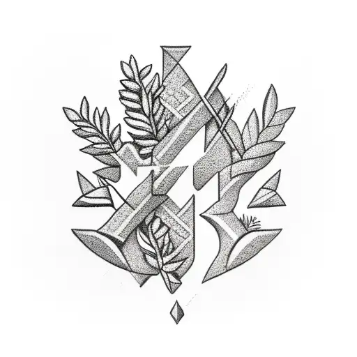 Arrow Olive Branches