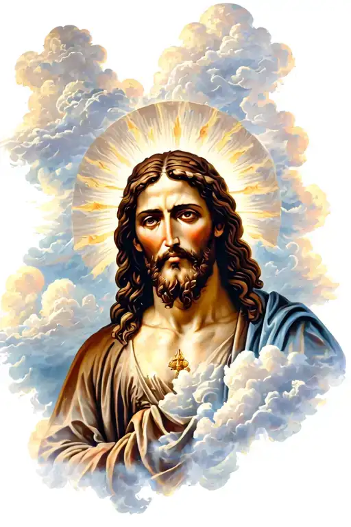 Jesus And Clouds