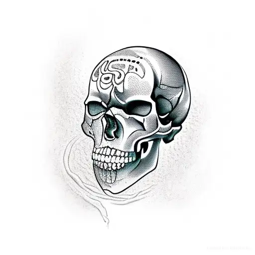 Skull With Brain