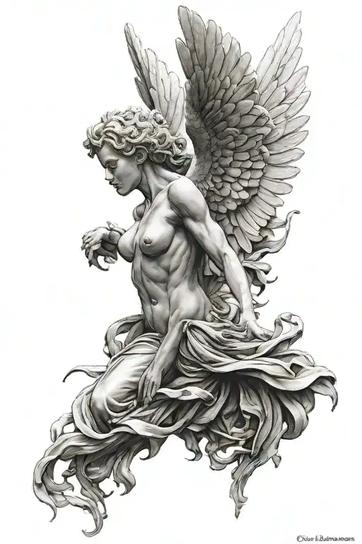 Sculpture Dynamic Angel