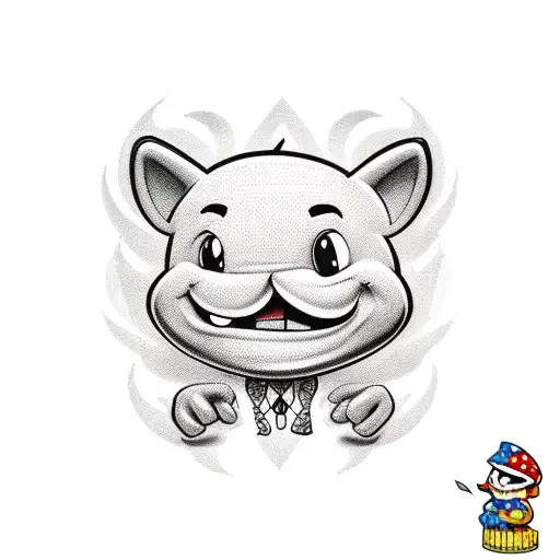 A Cereal Box With A Playful Cartoon Character