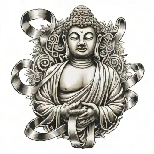 Buddha Being Held Hostage With Tape On His Mouth