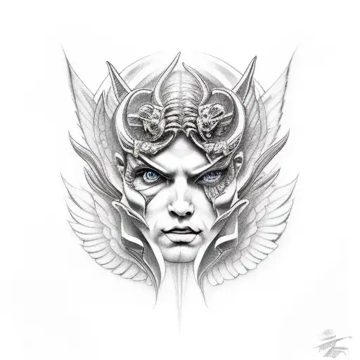 Angel And Demon Battle