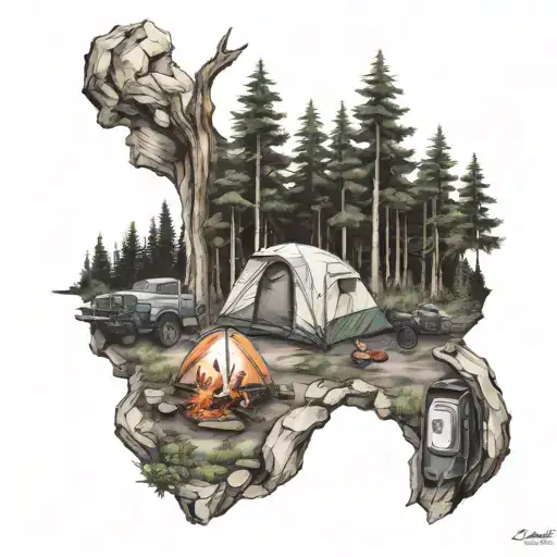 Camping Scene