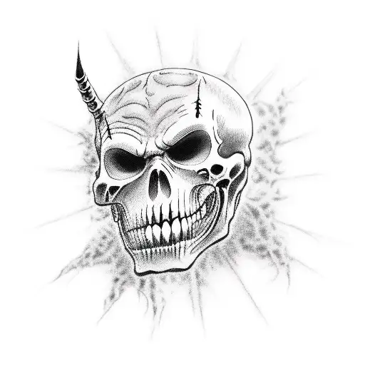 Death Eater Mark From Harry Potter With Gear 5Th Monkey D Luffy And Roronoa Zoro From One Piece