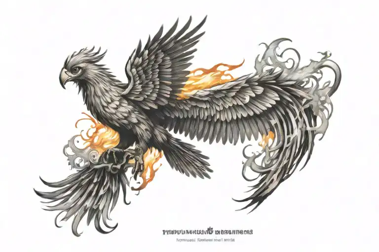 Phoenix Rising From The Ashes