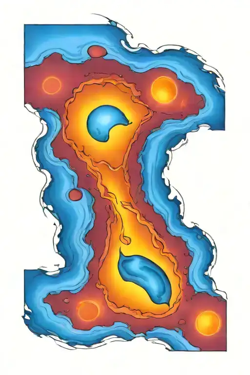 Black Hole In The Middle Of A Galaxy Sucking In A Planet That Is Breaking Apart