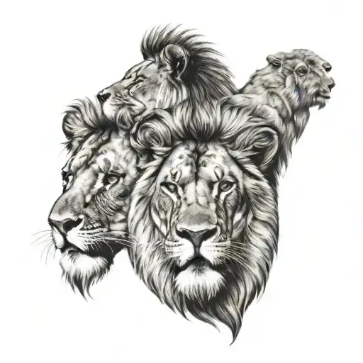 3 Headed Lion
