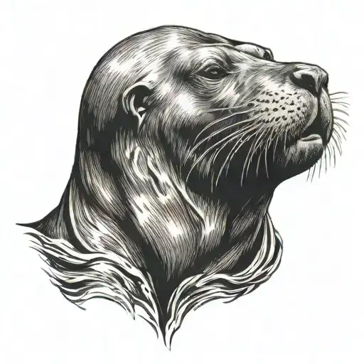 Masturbating Sea Lion