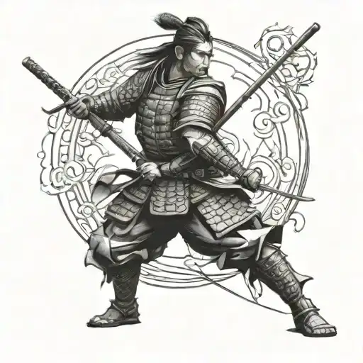 Samurai Warrior Standing