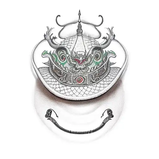 Dragon Wearing A Sombrero