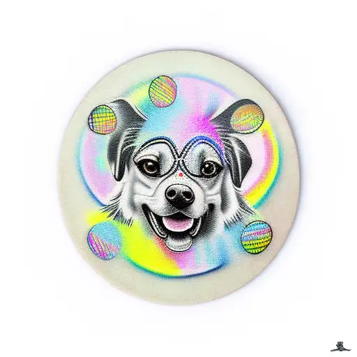 Rave Frisbee Dog