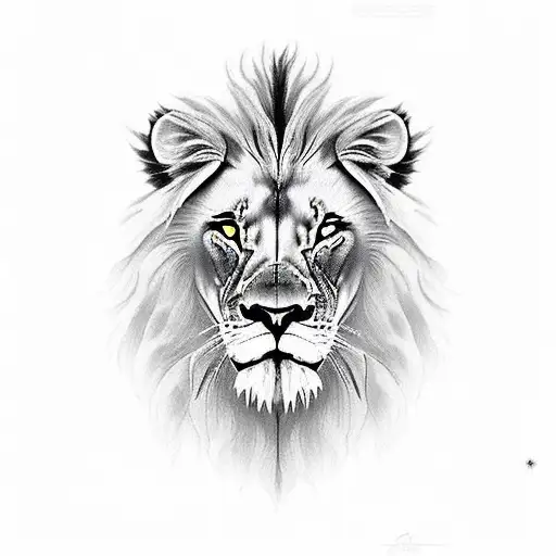 A Majestic Lion With The Quote 'It's Now Or Never' Incorporated In The Design